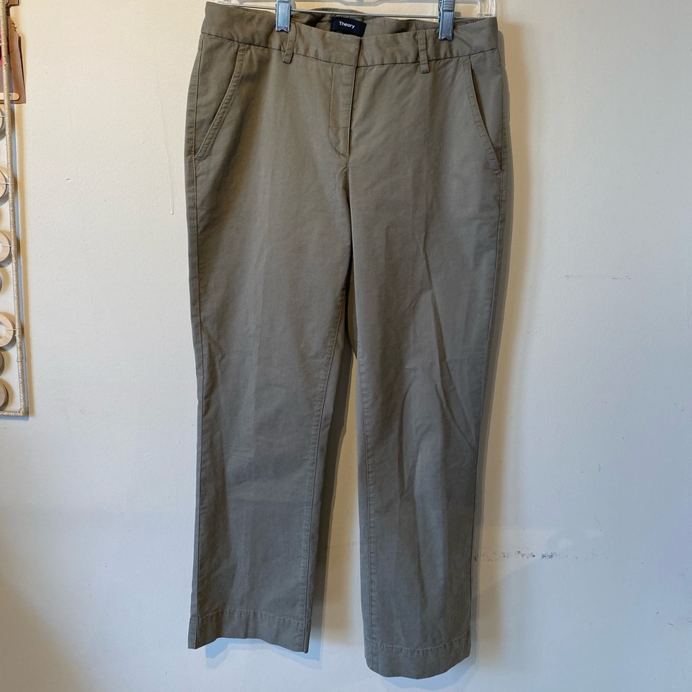 Theory cotton size 2 Alva chinos straight pants…